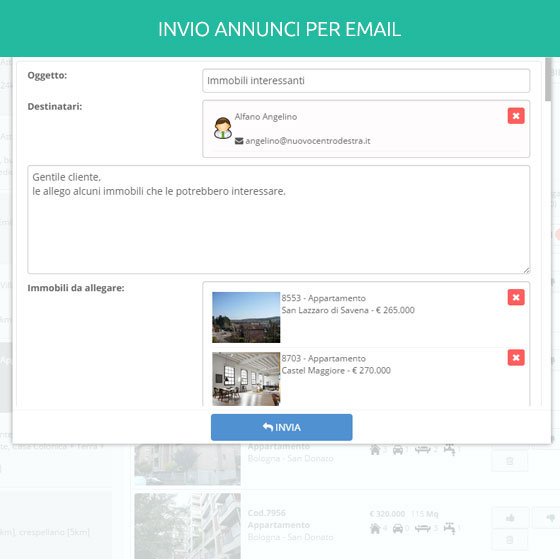 Invio email